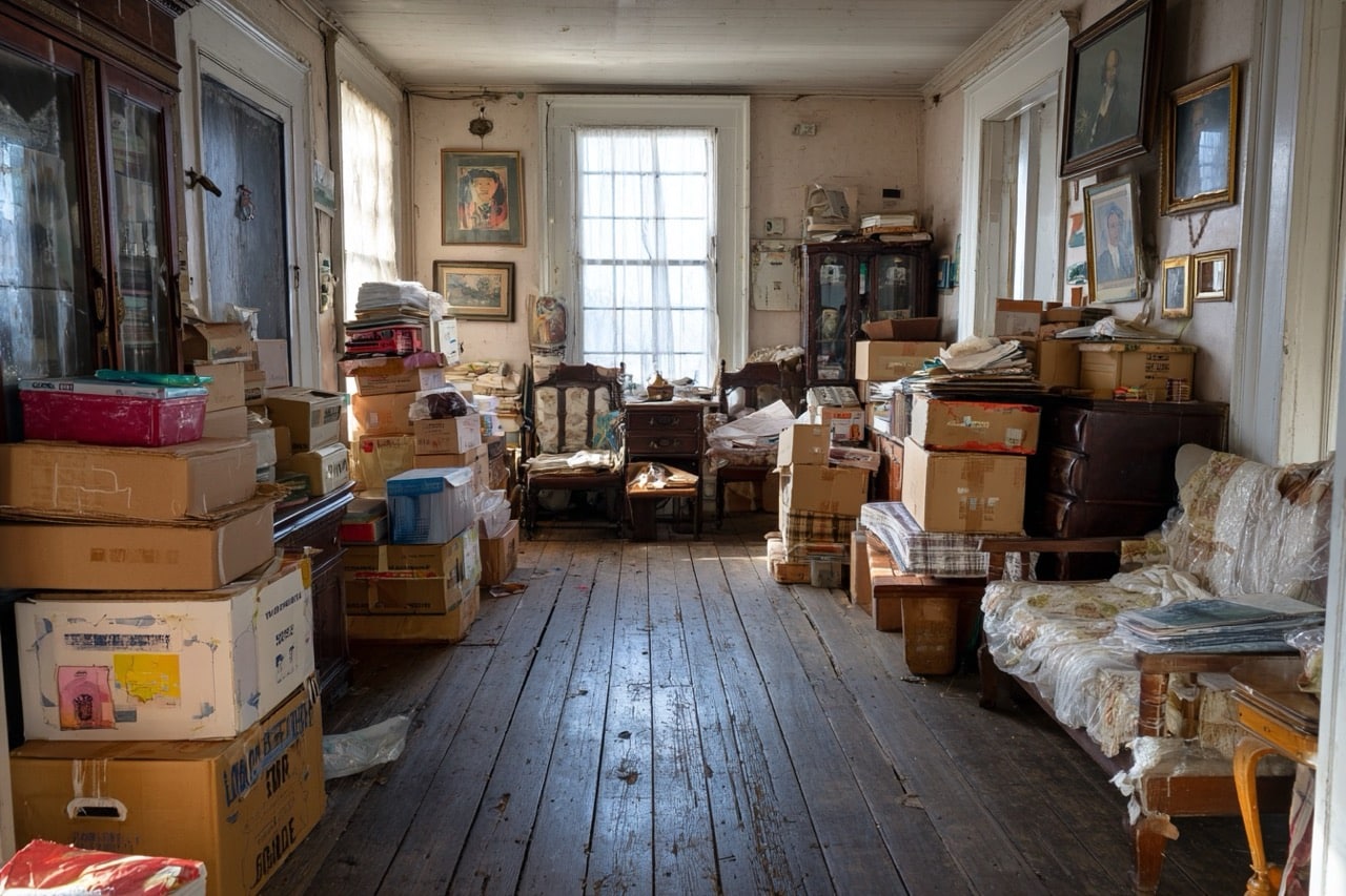 Delaware hoarder house requiring extensive cleanup and repairs