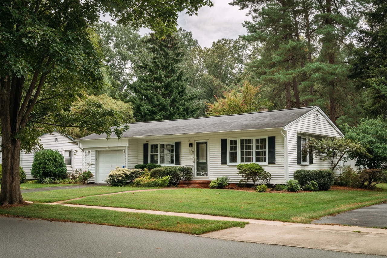 Residential property in Delaware suburban neighborhood for tax planning